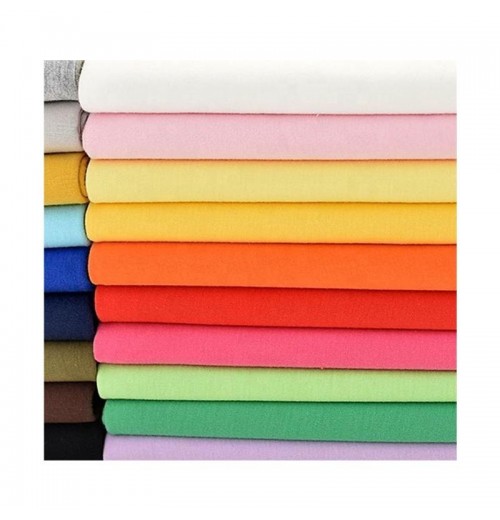 High quality plain tshirt knitted combed interlock solid cotton fabric for baby clothing High quality plain tshirt knitted combed interlock solid cotton fabric for baby clothing