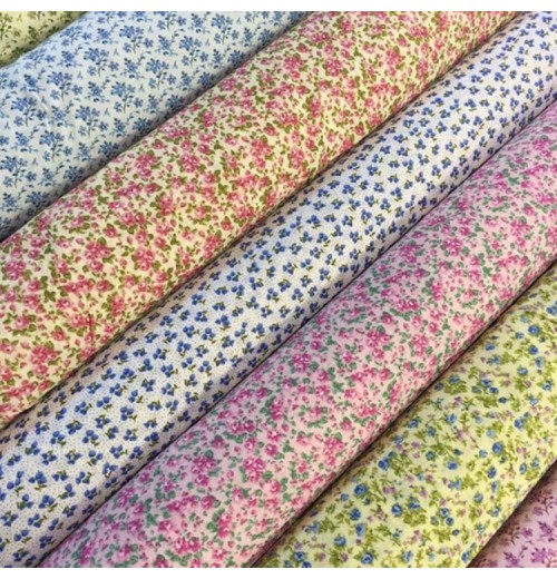 Summer small flower custom digital print cotton sewing print woven 100% cotton poplin london liberty floral printed fabric Summer small flower custom digital print cotton sewing print woven 100% cotton poplin london liberty floral printed fabric